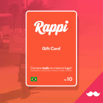 Gift Card Rappi R$ 10 Reais
