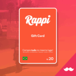 Gift Card Rappi R$ 20 Reais